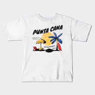 Punta Cana Dominican Republic Family Vacation 2024 Kids T-Shirt